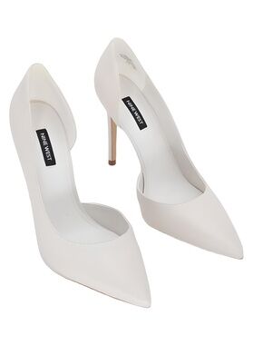 Nine West Folowe Ivory Cream Leather Pointed Toe d'Orsay Size 9M